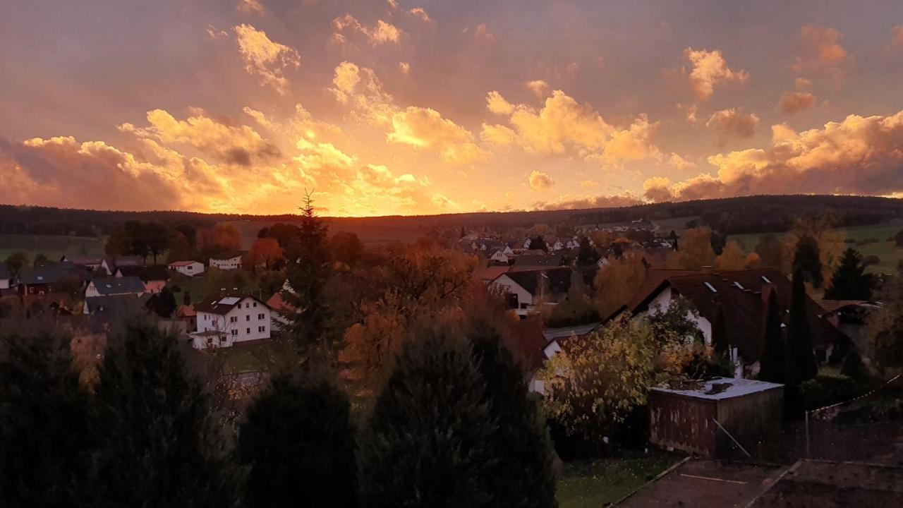 Ferienwohnung Am Sonnigen Haimberg Fulda Exterior foto